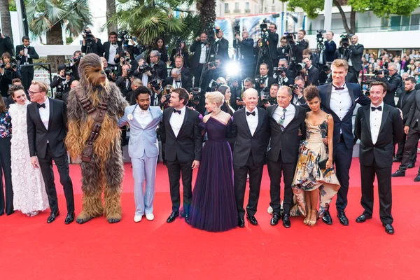 Cannes France Mai 2018 Distribution Diffusion Solo Star Wars Story — Photo