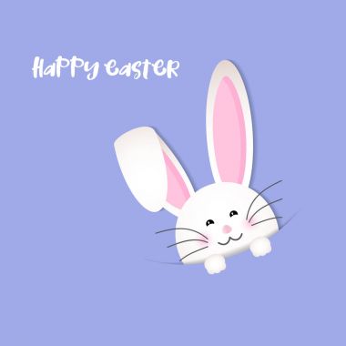 Cute Easter Bunny background