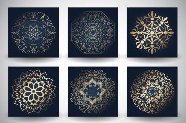 Dekoratif mandala stili arka planlar