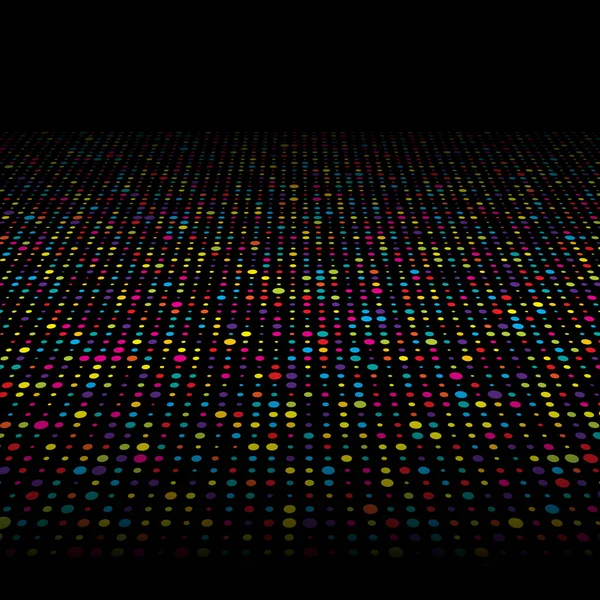 Colourful techno dots background — Stock Vector