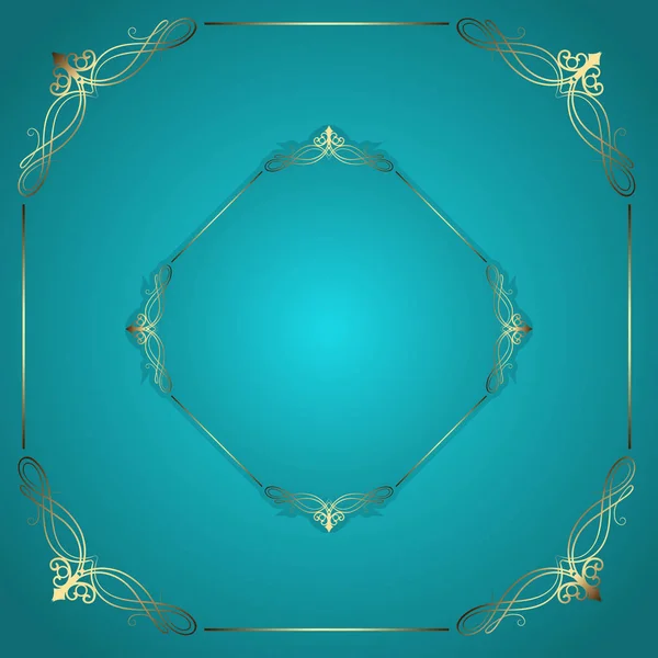 Decoratief frame achtergrond — Stockvector