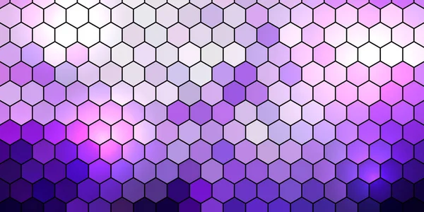 Design de banner com padrão hexagonal — Vetor de Stock