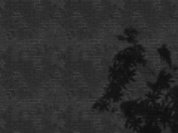 Рендеринг Гранж Кирпичной Стены Накладывающейся Тенью — стоковое фото