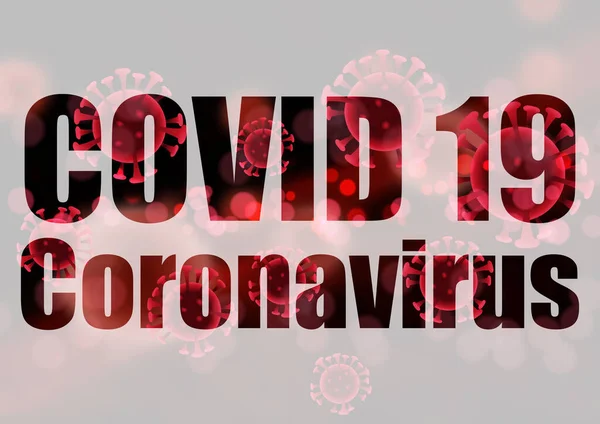 Covid Pandemia Coronavirus Sfondo Medico — Vettoriale Stock