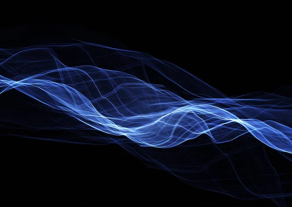 Абстрактний Фон Дизайном Електричних Синіх Ліній — стоковий вектор