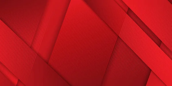 Design Banner Abstrato Tons Vermelho — Vetor de Stock