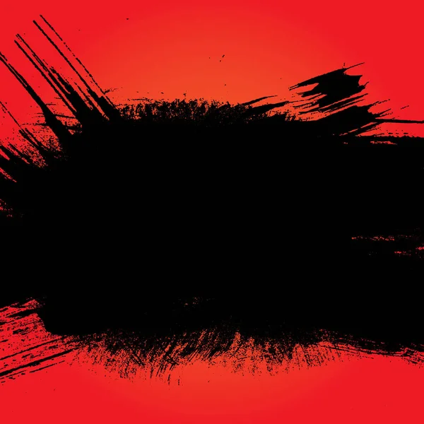 Grand Style Splat Background Red Black — стоковый вектор