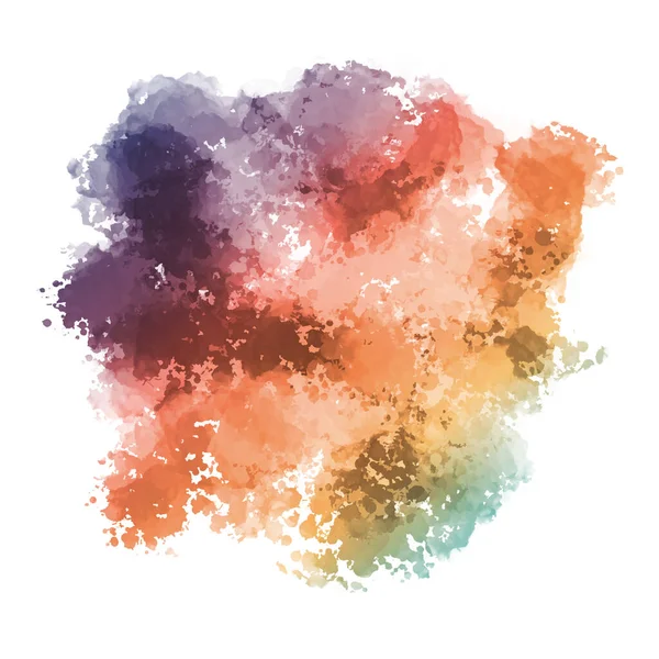 Fond Coloré Avec Une Texture Aquarelle — Image vectorielle