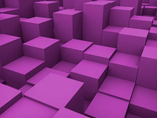 抽象的な立方体背景の3Dレンダリング — ストック写真