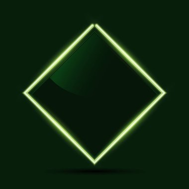 Neon çerçeveli soyut arkaplan