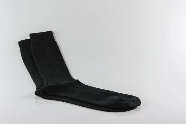 Пара черных носков — стоковое фото