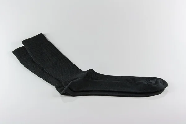 Пара черных носков — стоковое фото