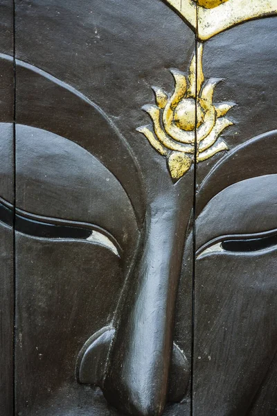 Obrázek Buddhy na tváři — Stock fotografie