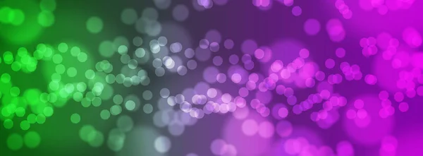 Purple and green bokeh — Stock Photo, Image