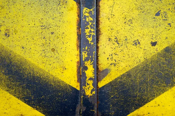 Placas metálicas pintadas oxidadas - fondo grueso de construcción industrial — Foto de Stock