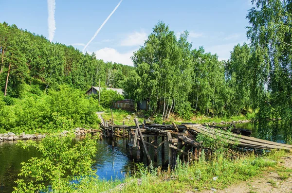 Sommar landsbygd — Stockfoto