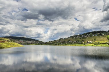 Kırsal yaz manzarası