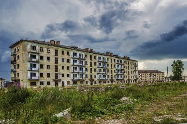 Ölü şehir bina terk