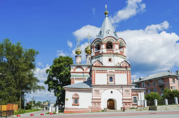 Church of the Epiphany in the town of Solikamsk — Stock Photo, Image