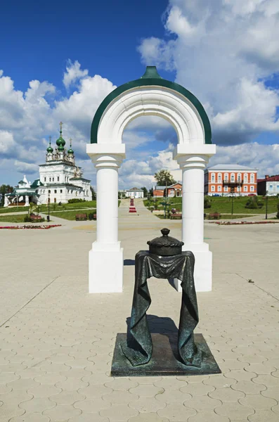 Monumento de la sal en la ciudad Solikamsk — Foto de Stock