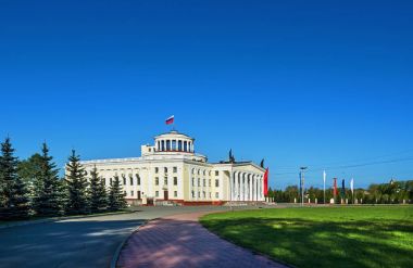 Nizhny Tagil, Rusya Federasyonu - 14 Mayıs 2016: The Palace kültür metalürji yaz gün