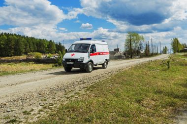 Ambulans araba kırsal alanlarda