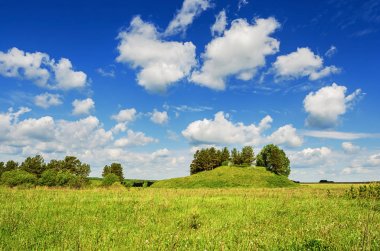 güzel kırsal yaz peyzaj
