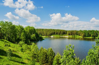Güzel yaz manzarası