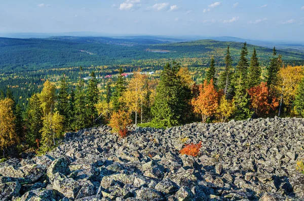 가을의 꼭대기에서 바라본다 러시아 — 스톡 사진