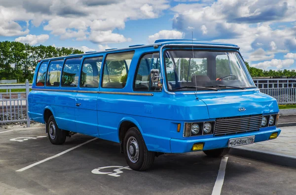 Verkhnyaya Pyshma Russia June 2015 Soviet Minibus Zip 118K Exhibit — Stock Photo, Image