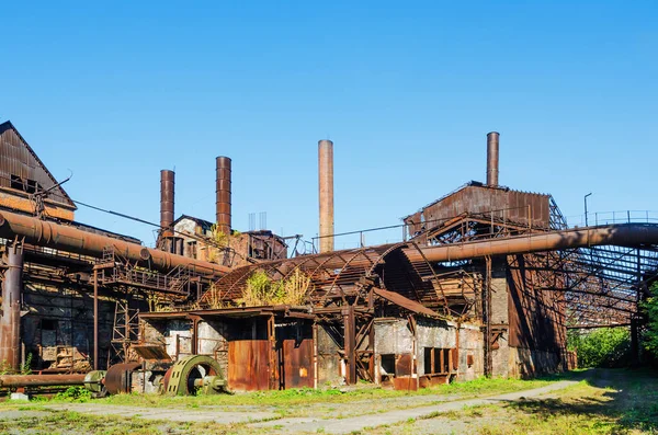 Fabrika Müzesi Nin Bölgesinde Rolling Prodüksiyon Manzarası Rusya Ural Şehir - Stok İmaj