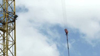 Endüstriyel kule vinç blok ve sallanan kanca zincir