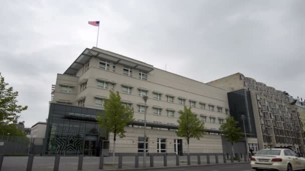 US-Botschaft in Berlin — Stockvideo