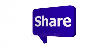 Sabit hız beyaza döner paylaşım konuşma balonu