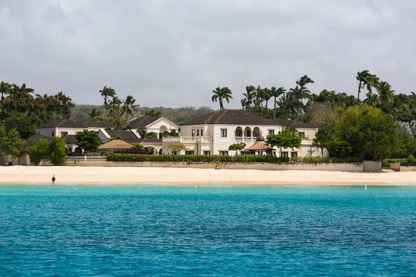 Residences off the coast of Barbados — Stock Photo, Image