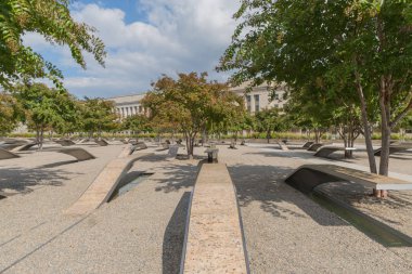 Pentagon anıt Washington DC - ekranda isim yok