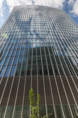 İş ve finans bölgesi Londra İngiltere'de