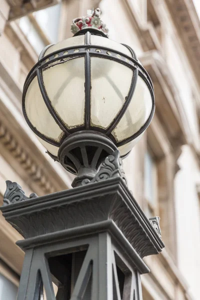 Original gaslampe in london — Stockfoto
