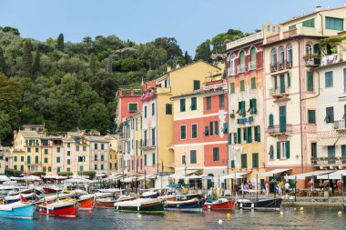 Portofino Limanı yakın çekim