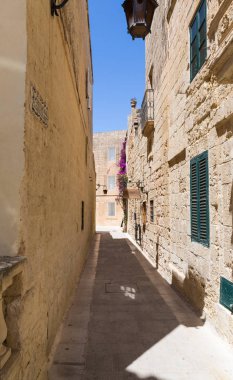 Mdina sessiz şehir Malta 