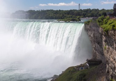 Niagara Şelalesi inanılmaz gücü Kanada tarafında