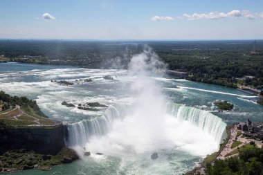Niagara Şelalesi inanılmaz gücü Kanada tarafında