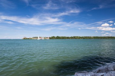 Ontario Kanada 'daki gölde Niagara