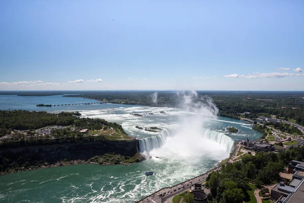Niagara Şelalesi inanılmaz gücü Kanada tarafında