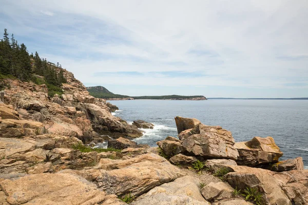 Otter Cliff in Acadia National Park USA Royalty Free Stock Photos