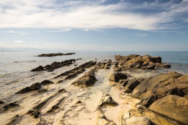 Kota Kinabalu içinde güzel bir plaj
