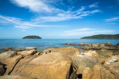 Kota Kinabalu içinde güzel bir plaj