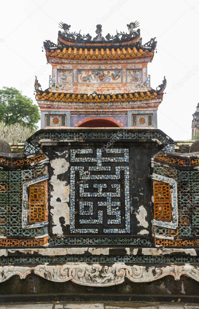 Khiem Tomb of Tu Duc in Hue Vietnam