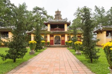 Pagoda, gök Bayan ton Vietnam - Chua Thien Mu