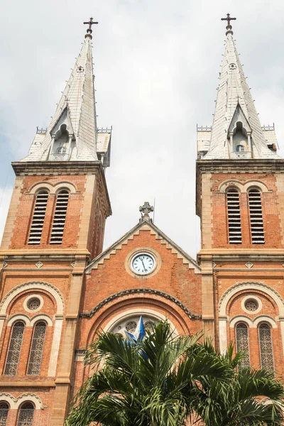 Saigon Ho Si Minh-város Notre Dame-bazilika — Stock Fotó